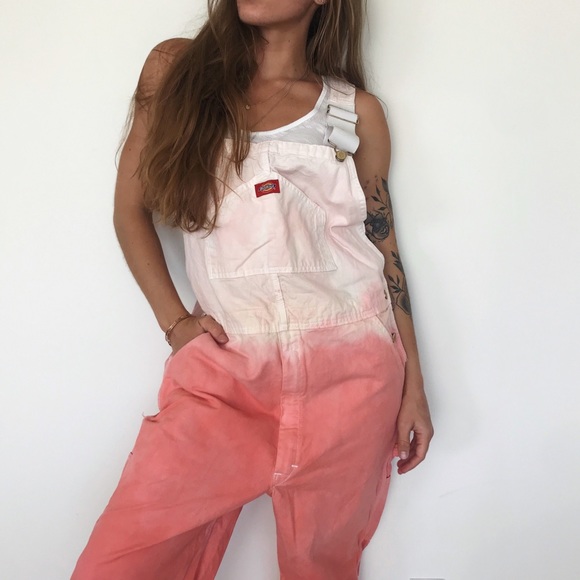 pink dickies jumpsuit